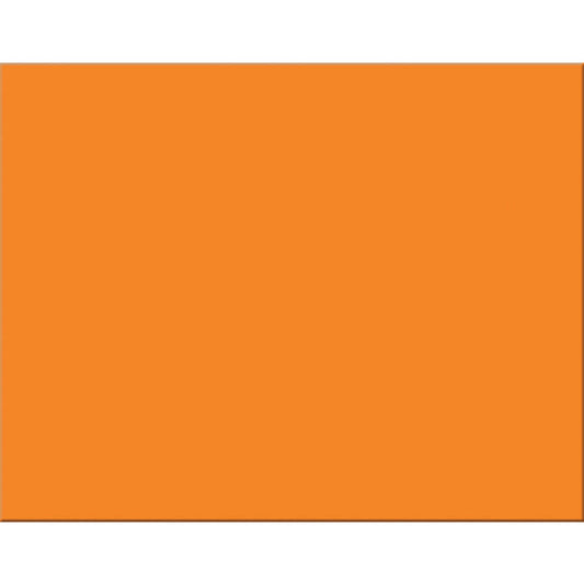 4-Ply Railroad Board, Orange, 22" x 28", 25 Sheets