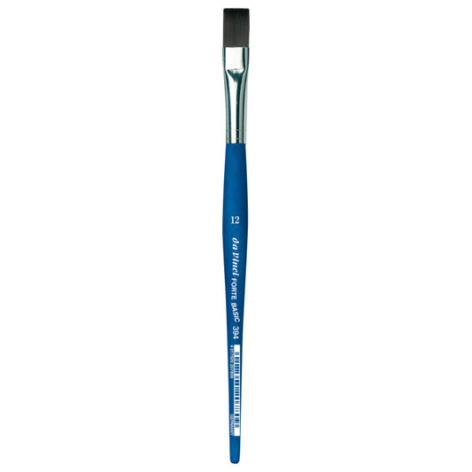 FORTE BASIC Student Brush, Synthetic, Acrylic, Flat, Series 394, Size 12