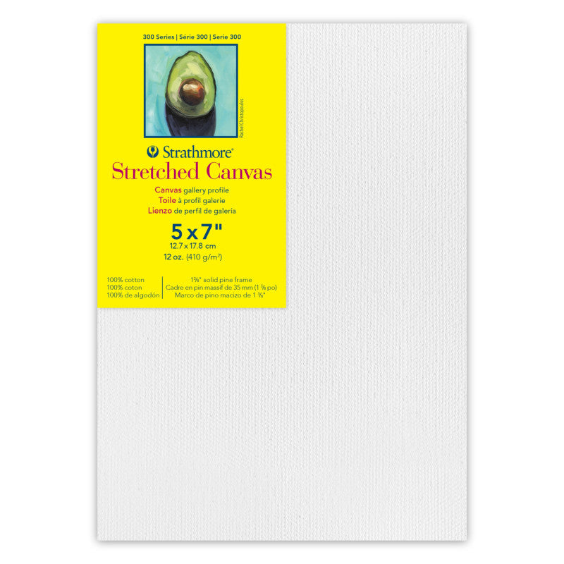 300 Series Gallery Stretched Canvas, 5x7 inch