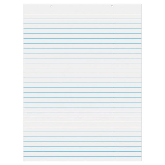 Chart Tablet, No Cover, 1" Ruled, 24" x 32", 70 Sheets