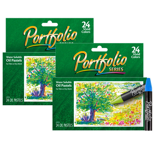 Portfolio Series Oil Pastels 24 Per Box, 2 Boxes
