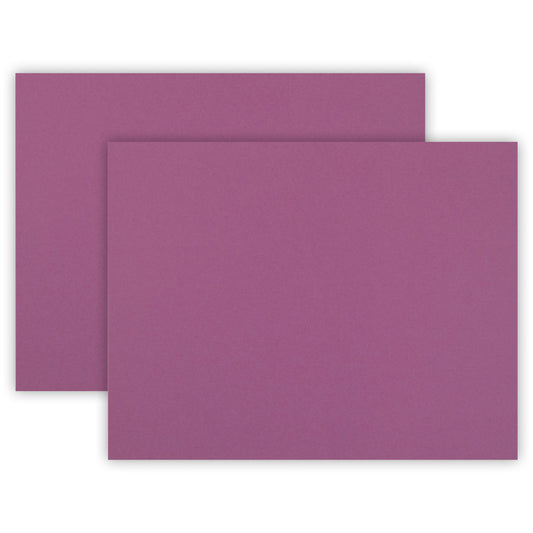 4-Ply Railroad Board, Magenta, 22" x 28", 25 Sheets Per Pack, 2 Packs