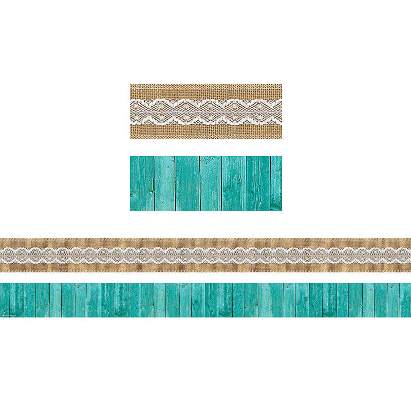 Shabby Chic Double-Sided Border, 36 Feet