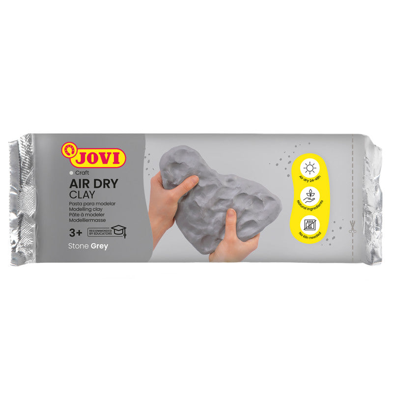 Air Dry Clay, Grey, 2.2lb Bar