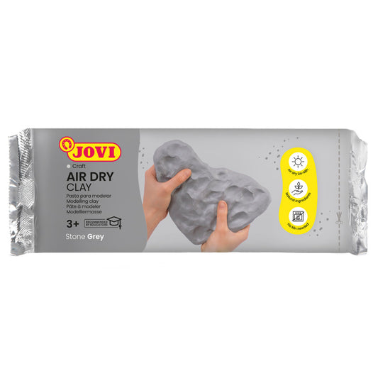 Air Dry Clay, Grey, 2.2lb Bar