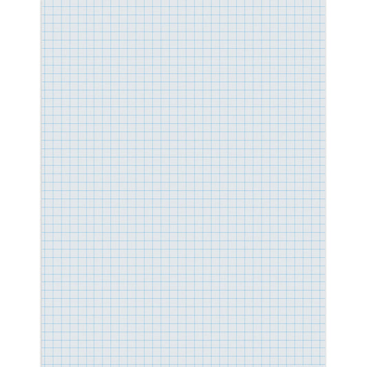 Graphing Paper, White, 1/4" Quadrille Ruled, 8-1/2" x 11", 500 Sheets