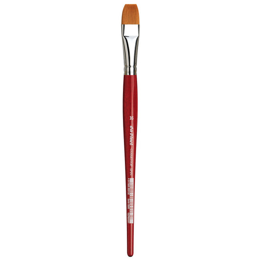 COSMOTOP-SPIN Silkpainting Brush, Synthetic, Watercolor, Flat, Size 16
