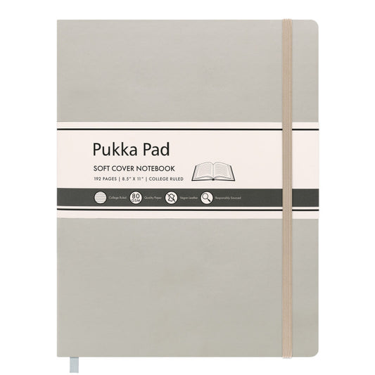 Pukka Soft Cover Lettersize College Ruled - Oatmeal