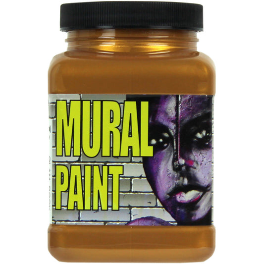 Mural Paint, Pint, Glam Rock (Gold Metallic)
