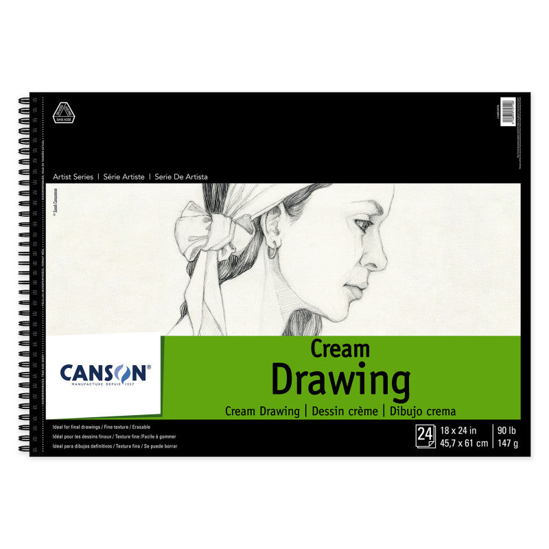 Artist Series Drawing Pad, Top Wire Binding, 24 Sheet, 18x24 inch, 1 Count