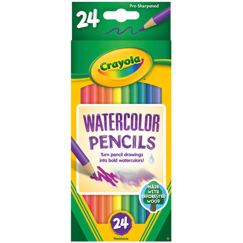 Watercolor Pencils, 24 Count