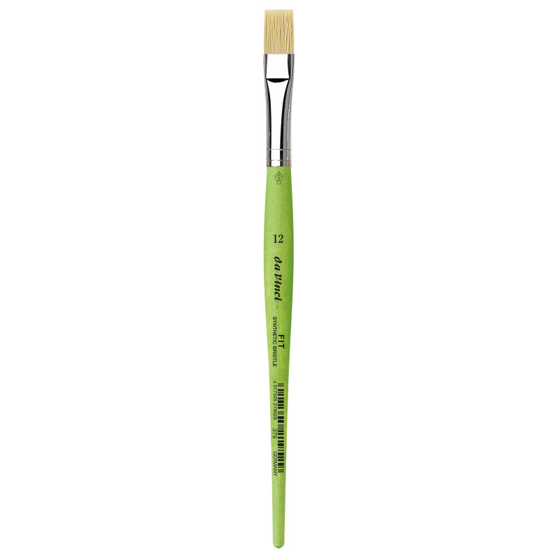 FIT Synthetics Student Brush, Synthetic, Acrylic & Oil, Flat, Series 379, Size 12
