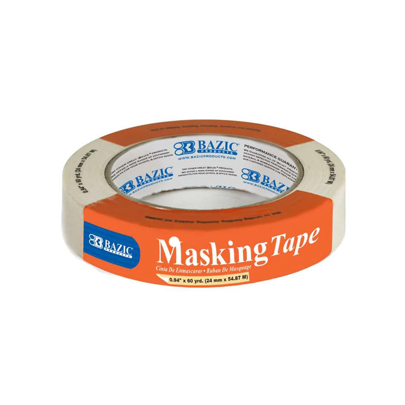 General Purpose Masking Tape, 0.94" x 2160" (60 Yards)