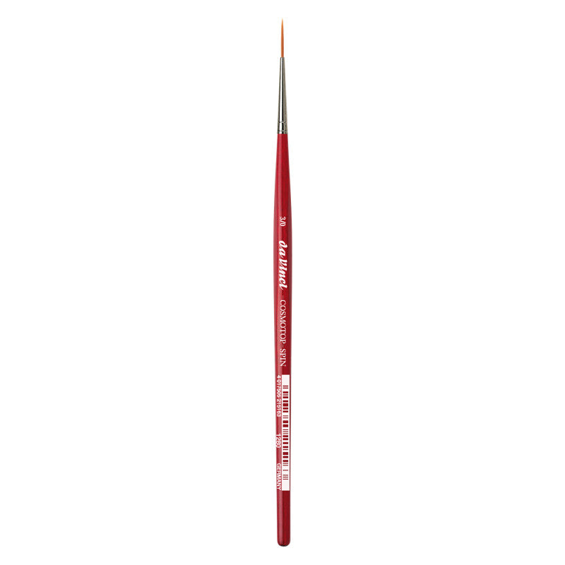 COSMOTOP-SPIN Rigger Brush, Synthetic, Acrylic & Watercolor, Pointed Liner, Series 5880, Size -3