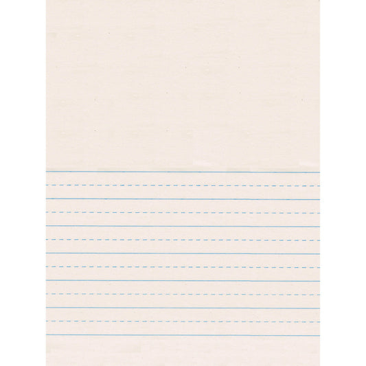 Newsprint Handwriting Paper, Picture Story, 7/8" x 7/16" Ruled Short, 9" x 12", 500 Sheets