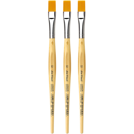 JUNIOR Synthetics Student Brush, Synthetic, Tempera, Round, Series 304, Size 12, Pack of 3