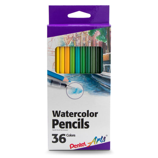 Watercolor Pencil Set, Assorted Colors, 36-Pack