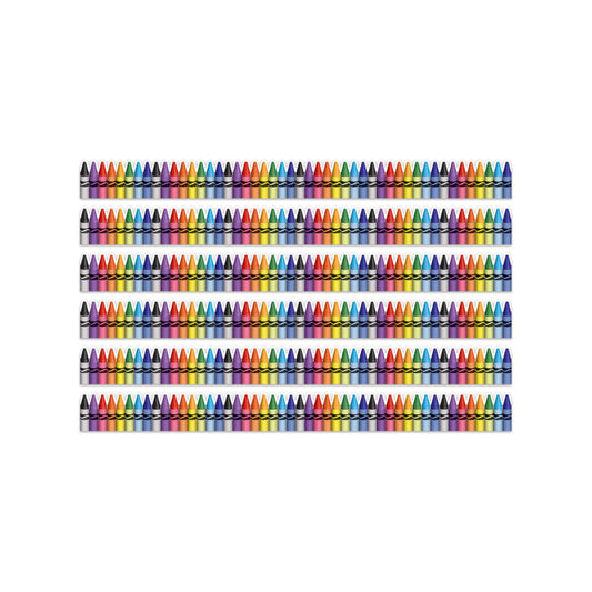 Crayola® Crayons Extra Wide Deco Trim®, 37 Feet Per Pack, 6 Packs