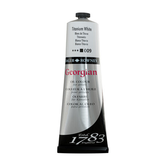 Georgian Oil Paint, Titanium White, 225ml, 1 Count