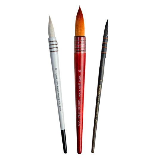 Atelier Quills Rounds, 3 Brushes