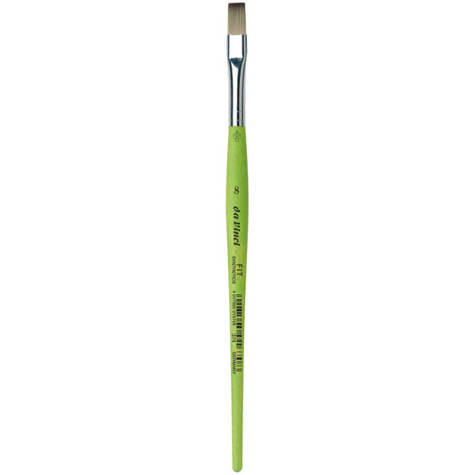 FIT Synthetics Student Brush, Synthetic, Acrylic & Tempera, Flat, Series 374, Size 8