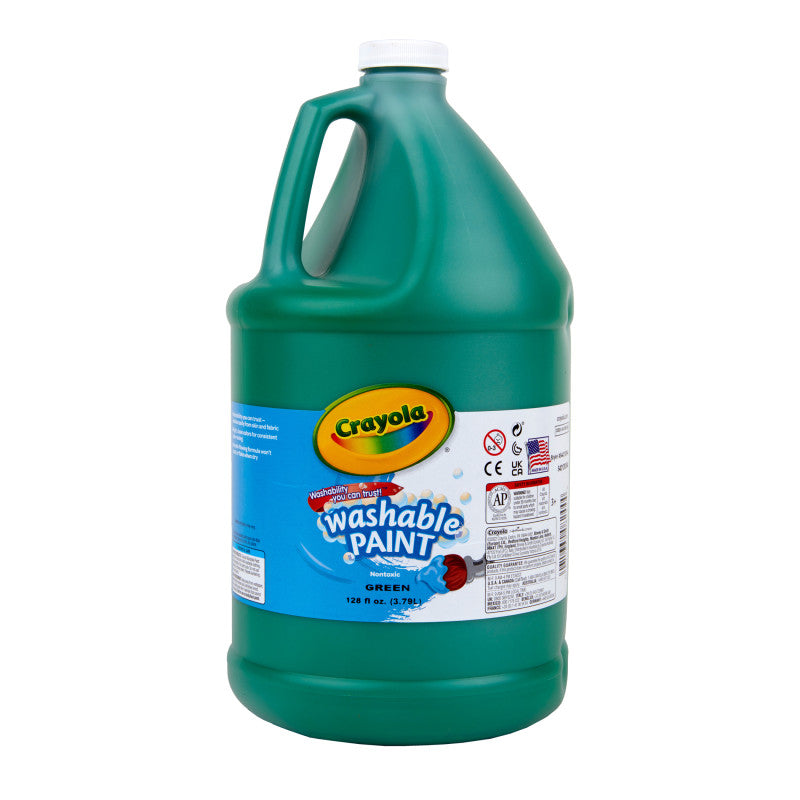 Washable Paint, Green, Gallon