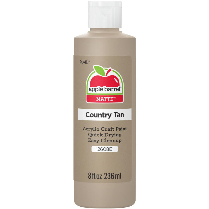 Acrylic Paint Matte, 8oz., Country Tan