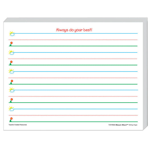 Smart Start K-1 Writing Paper: 360 Sheets