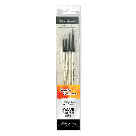 Simply Simmons Dot the Eyes Brush Set, 4 Pieces