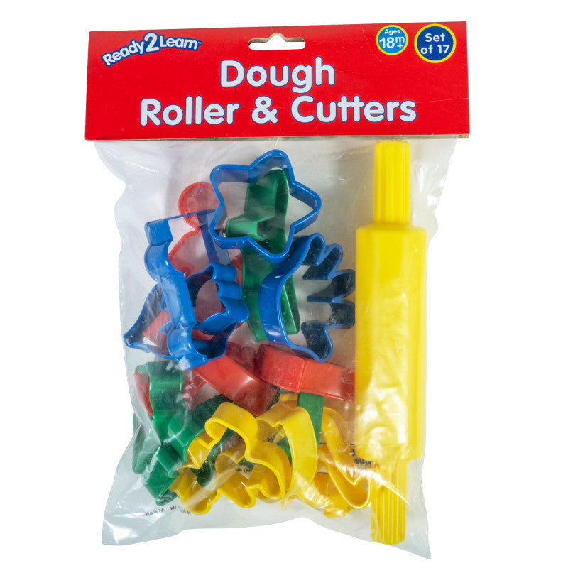 Dough Roller & Cutters - Set of 17