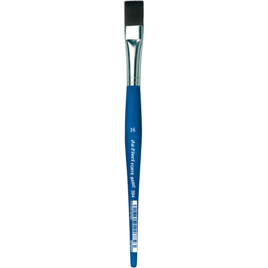 FORTE BASIC Student Brush, Synthetic, Acrylic, Flat, Series 394, Size 16