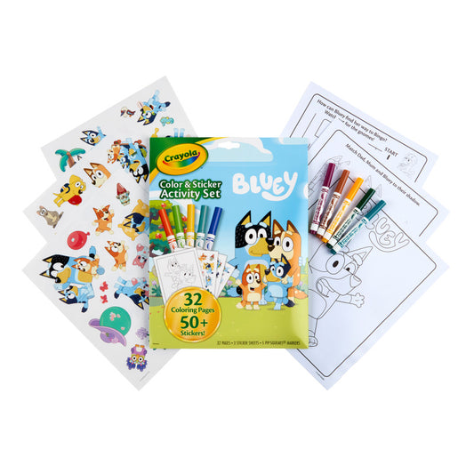 Color & Sticker Activity Set, Bluey
