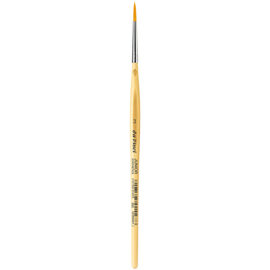 JUNIOR Synthetics Student Brush, Synthetic, Tempera, Round, Series 303, Size 3