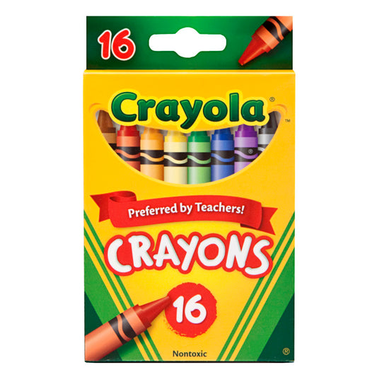 Crayons, Regular Size, 16 Colors
