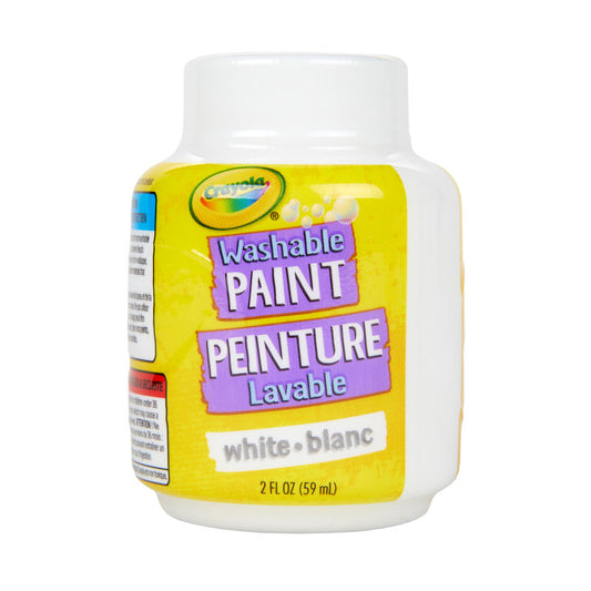 Washable Paint, 2oz, White