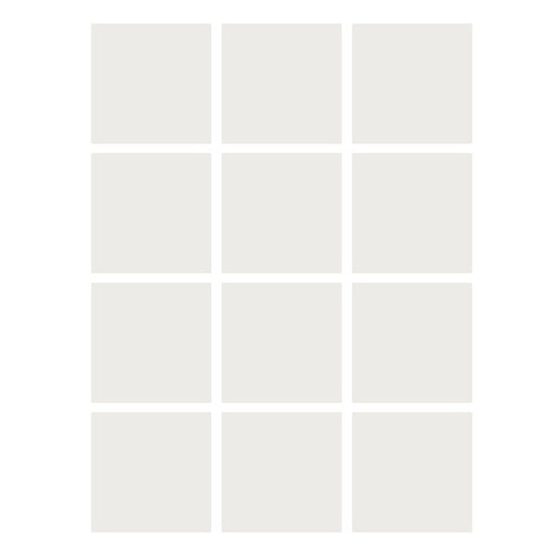 Dry Erase Stickables with Dry Erase Marker, White, 4" x 4", 12 Per Pack, 4 Packs