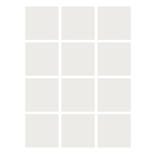 Dry Erase Stickables with Dry Erase Marker, White, 4" x 4", 12 Per Pack, 4 Packs