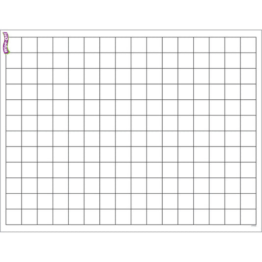 Graphing Grid (Small Squares) Wipe-Off® Chart, 17" x 22"