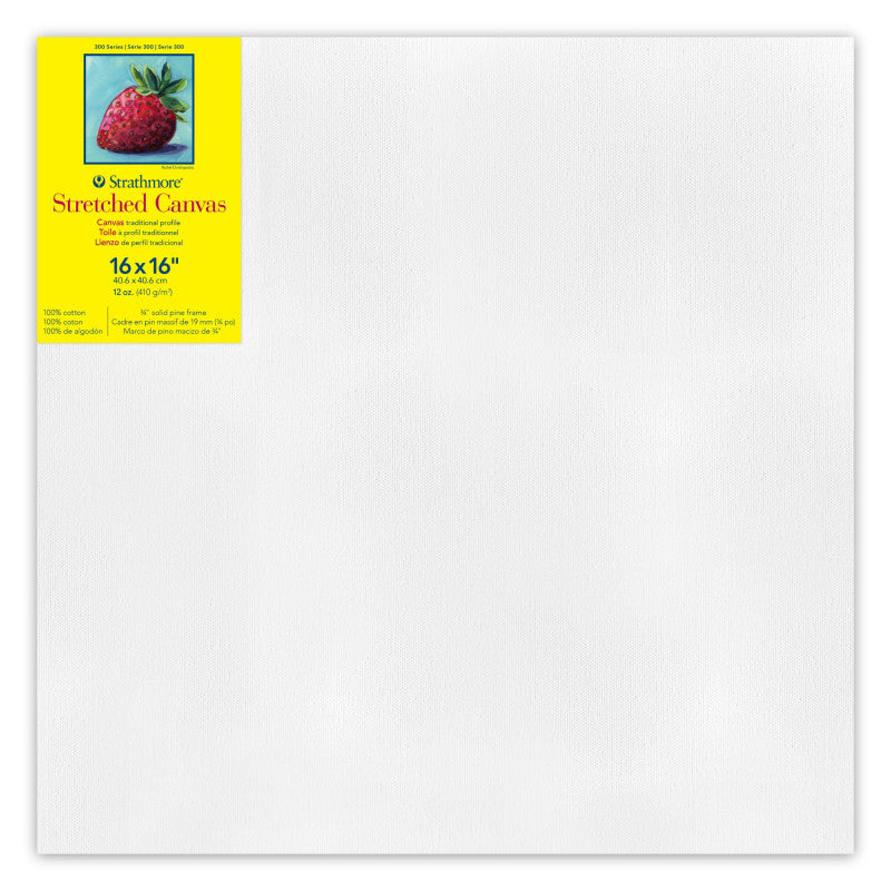 300 Series Traditional Stretched Canvas, 16x16 inch
