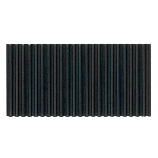 Corrugated Paper, Black, 48" x 25', 1 Roll