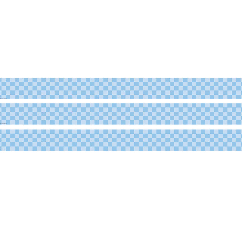 Checkers Scalloped Border Trim, 35 Feet Per Pack, 3 Packs