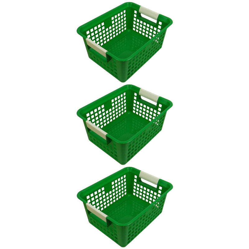 Tattle® Book Basket, Green, Pack of 3