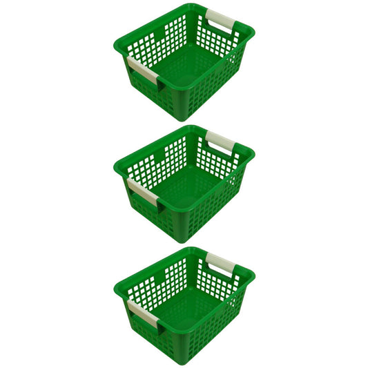 Tattle® Book Basket, Green, Pack of 3