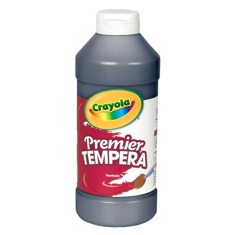 Premier Tempera Paint, 16 oz, Black