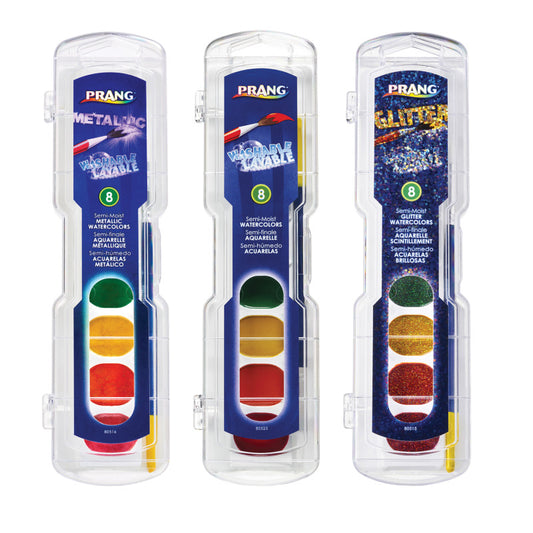 Washable Watercolor Set Master Pack, 8 Assorted Colors, 36 Count