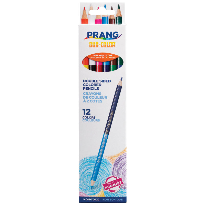 Duo Colored Pencils, 12 Color Set