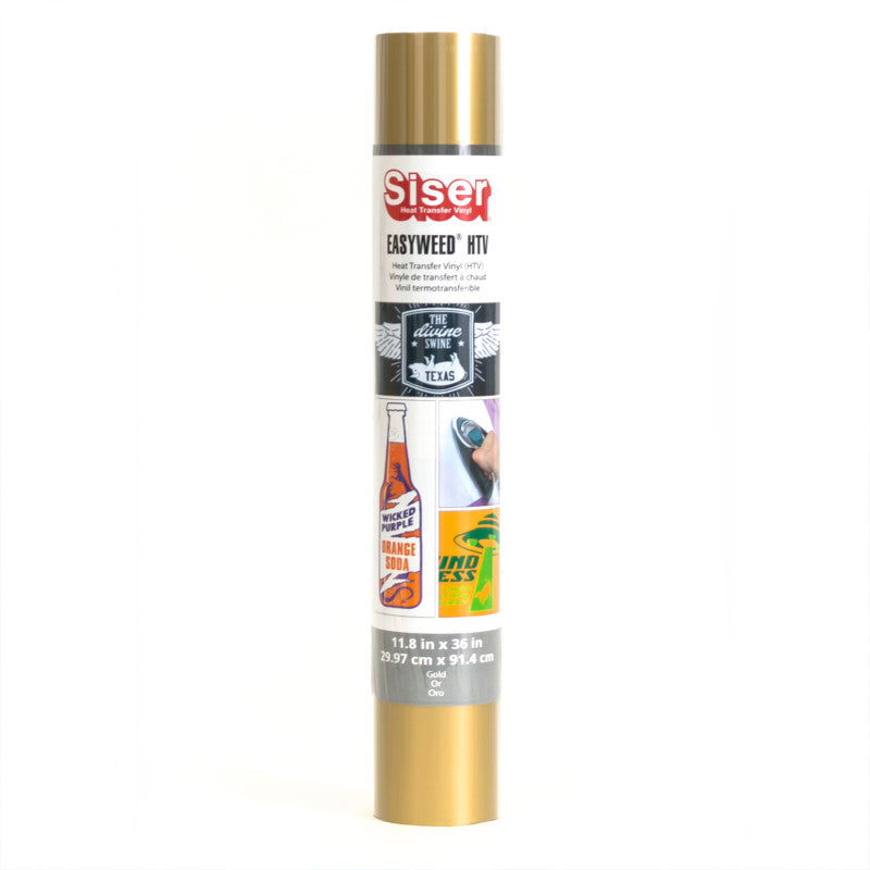 Easyweed HTV Heat Transfer Vinyl, 36", Gold
