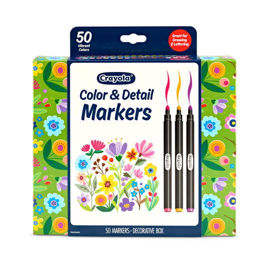 Color & Detail Markers, Pack of 50