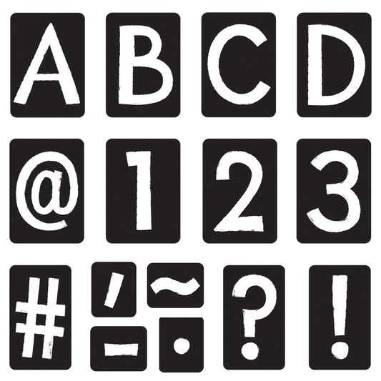 Black 4" Tiles Uppercase Ready Letters®, 150 Pieces