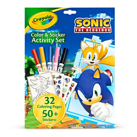 Color & Sticker Activity Set, Sonic